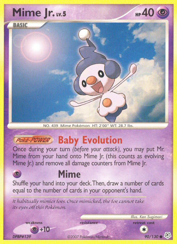 Mime Jr. (90/130) [Diamond & Pearl: Base Set] | Fandemonia Ltd