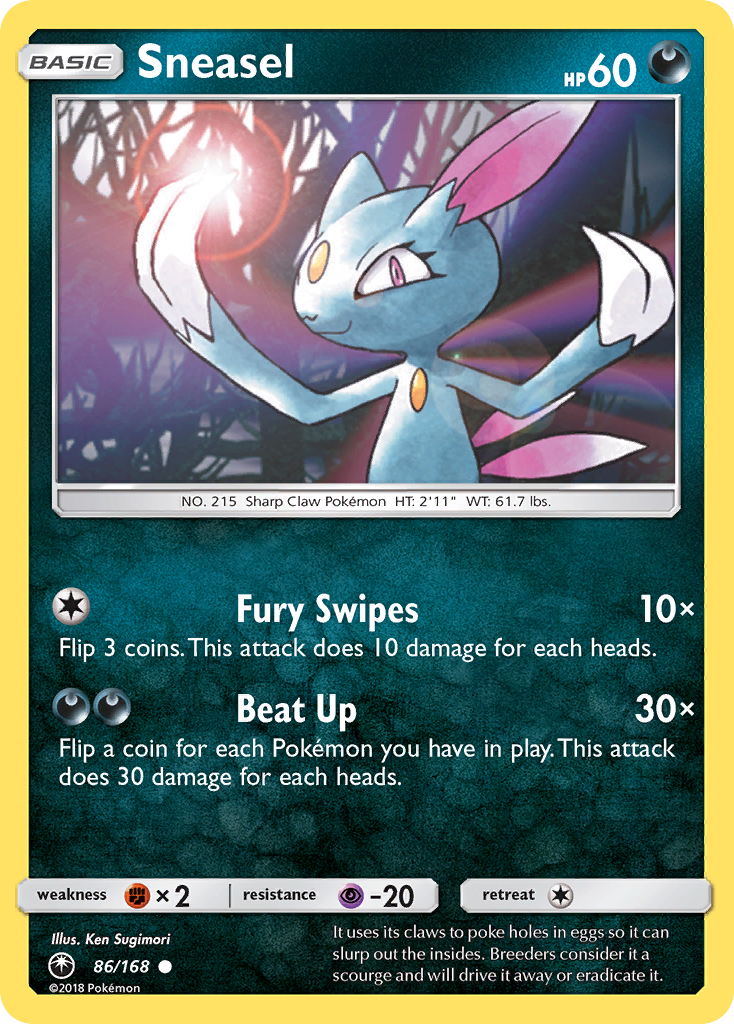 Sneasel (86/168) [Sun & Moon: Celestial Storm] | Fandemonia Ltd