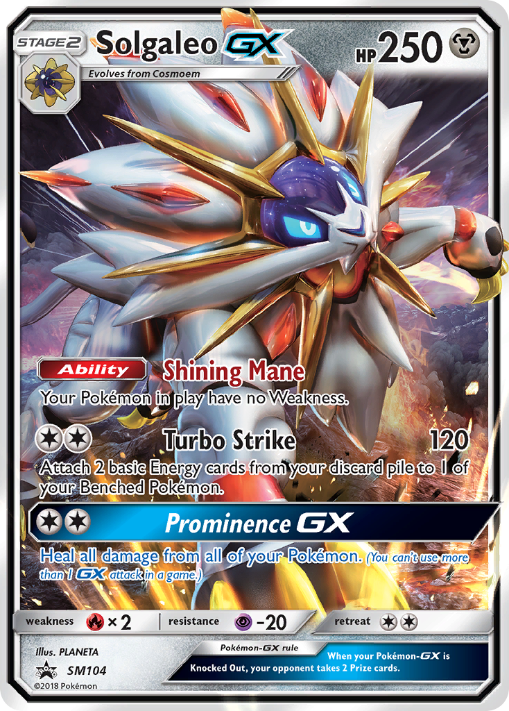 Solgaleo GX (SM104) [Sun & Moon: Black Star Promos] | Fandemonia Ltd