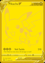 Pikachu V (SWSH145) (Celebrations) [Sword & Shield: Black Star Promos] | Fandemonia Ltd