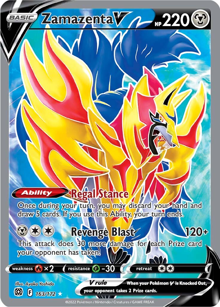 Zamazenta V (163/172) [Sword & Shield: Brilliant Stars] | Fandemonia Ltd