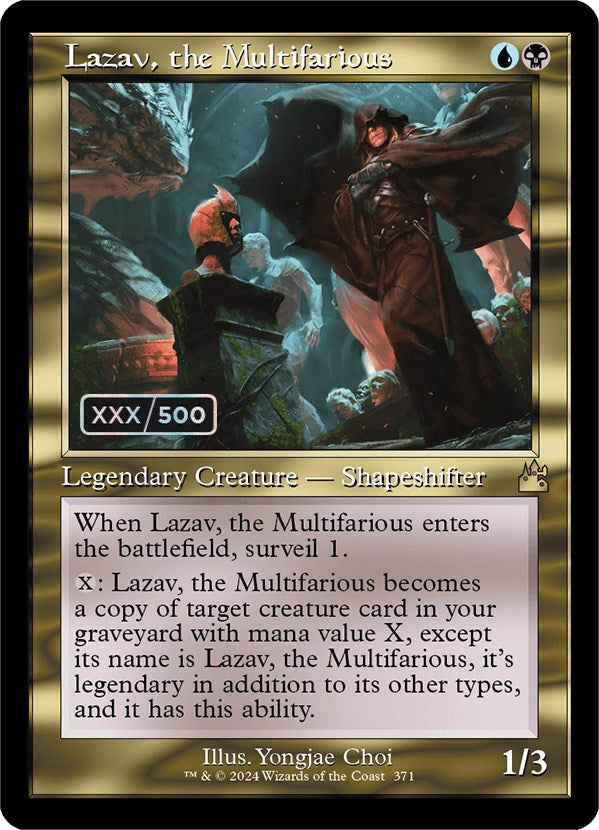 Lazav, the Multifarious (Retro) (Serialized) [Ravnica Remastered] | Fandemonia Ltd