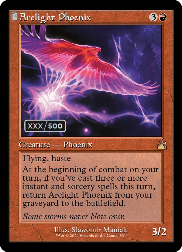 Arclight Phoenix (Retro) (Serialized) [Ravnica Remastered] | Fandemonia Ltd