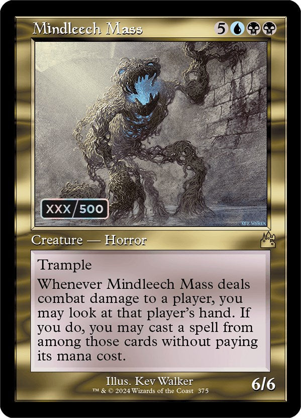 Mindleech Mass (Retro) (Serialized) [Ravnica Remastered] | Fandemonia Ltd