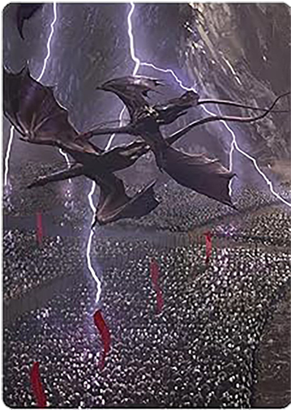 Mordor on the March Art Card [The Lord of the Rings: Tales of Middle-earth Art Series] | Fandemonia Ltd