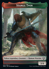 Soldier // Stangg Twin Double-sided Token [Dominaria United Tokens] | Fandemonia Ltd