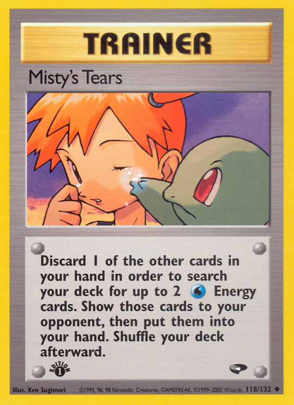 Misty's Tears (118/132) [Gym Challenge 1st Edition] | Fandemonia Ltd