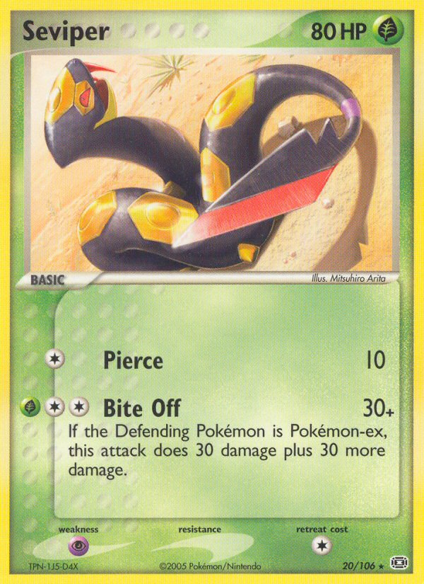 Seviper (20/106) [EX: Emerald] | Fandemonia Ltd