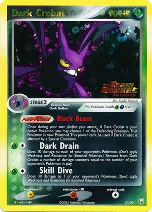 Dark Crobat (3/109) (Stamped) [EX: Team Rocket Returns] | Fandemonia Ltd