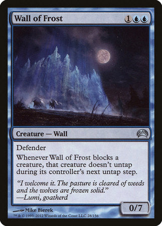 Wall of Frost [Planechase 2012] | Fandemonia Ltd