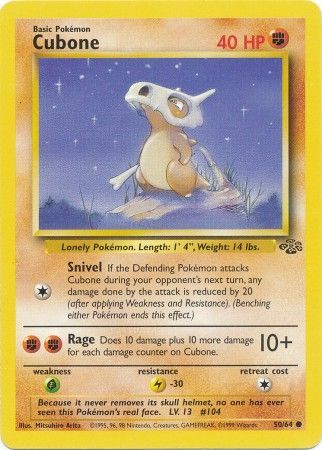 Cubone (50/64) [Jungle Unlimited] | Fandemonia Ltd