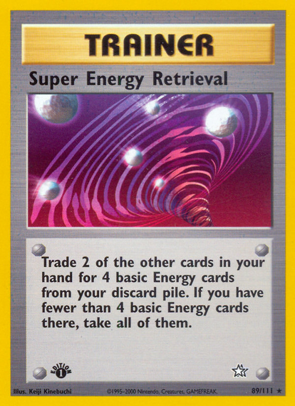 Super Energy Retrieval (89/111) [Neo Genesis 1st Edition] | Fandemonia Ltd