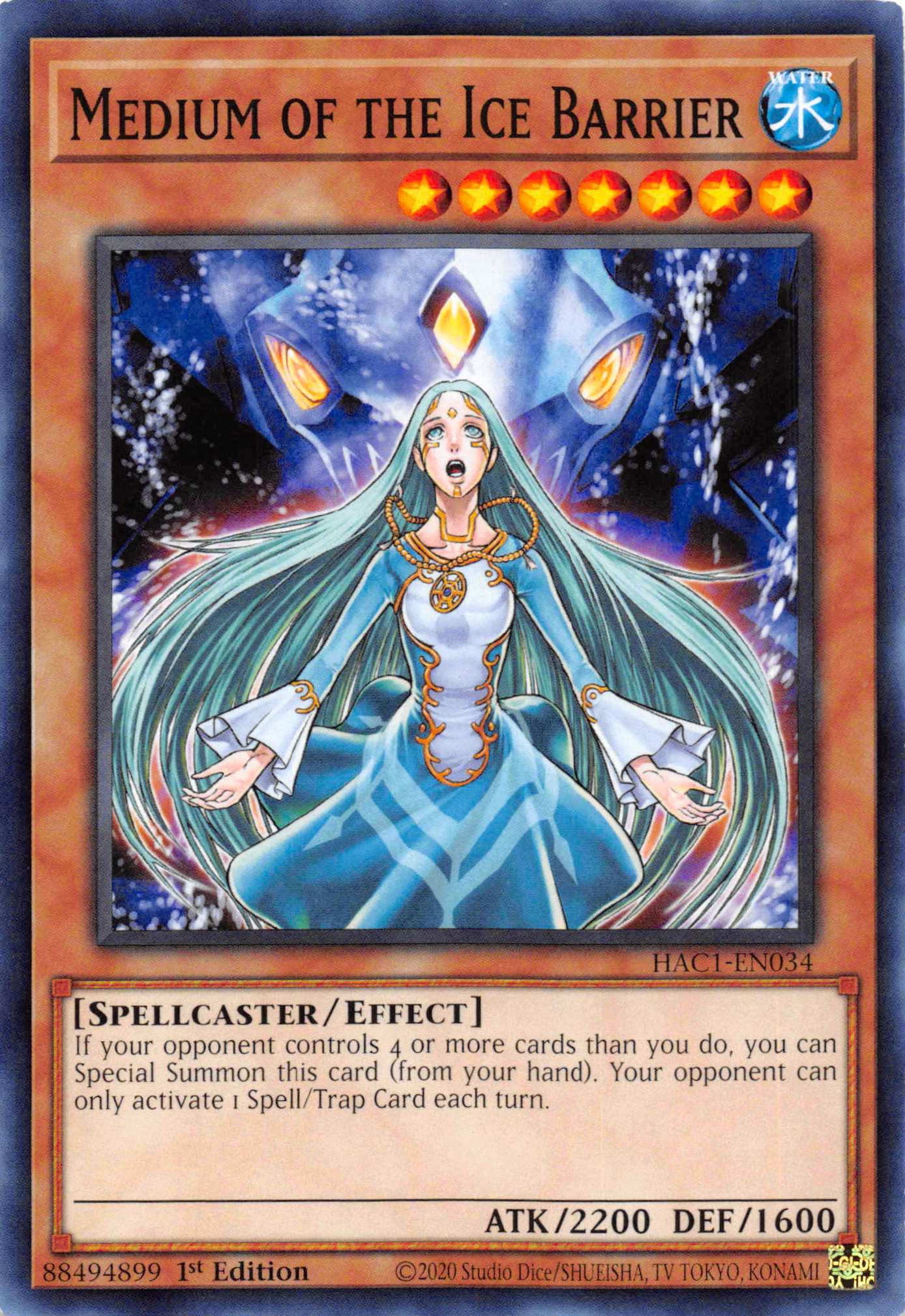 Medium of the Ice Barrier (Duel Terminal) [HAC1-EN034] Parallel Rare | Fandemonia Ltd