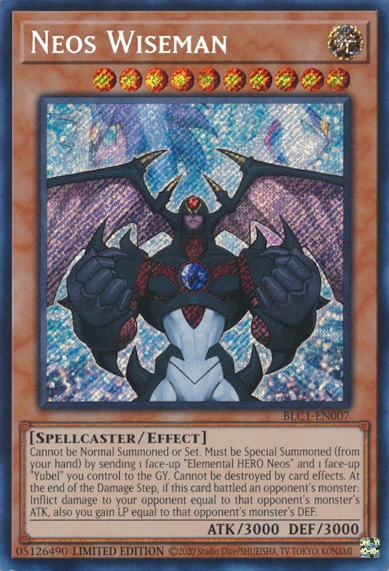 Neos Wiseman [BLC1-EN007] Secret Rare | Fandemonia Ltd