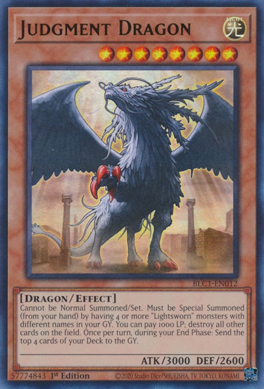 Judgment Dragon [BLC1-EN012] Ultra Rare | Fandemonia Ltd