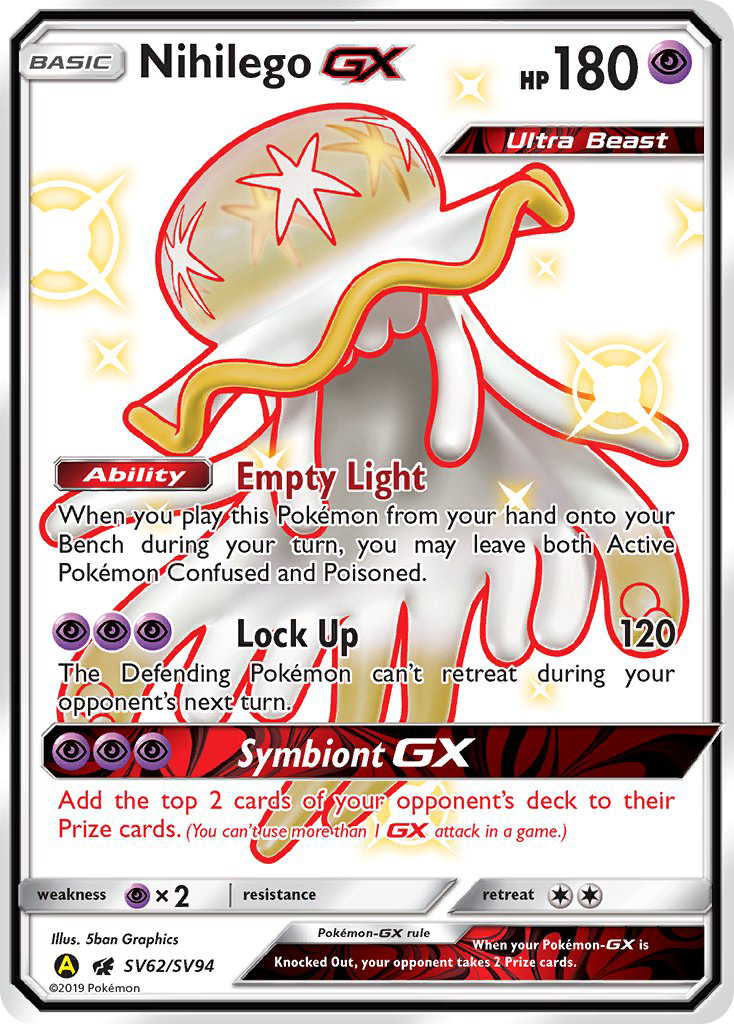 Nihilego GX (SV62/SV94) [Sun & Moon: Hidden Fates - Shiny Vault] | Fandemonia Ltd