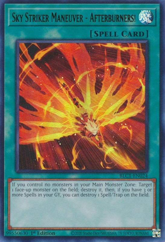 Sky Striker Maneuver - Afterburners! [BLC1-EN024] Ultra Rare | Fandemonia Ltd