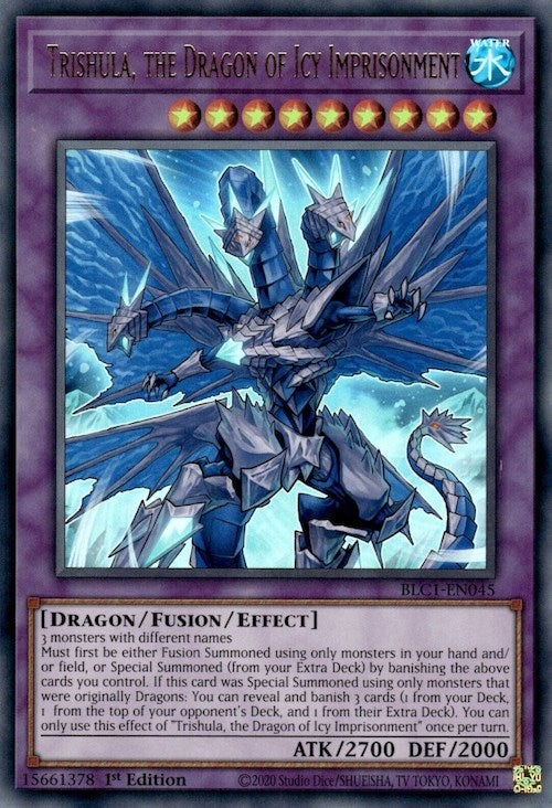 Trishula, the Dragon of Icy Imprisonment [BLC1-EN045] Ultra Rare | Fandemonia Ltd