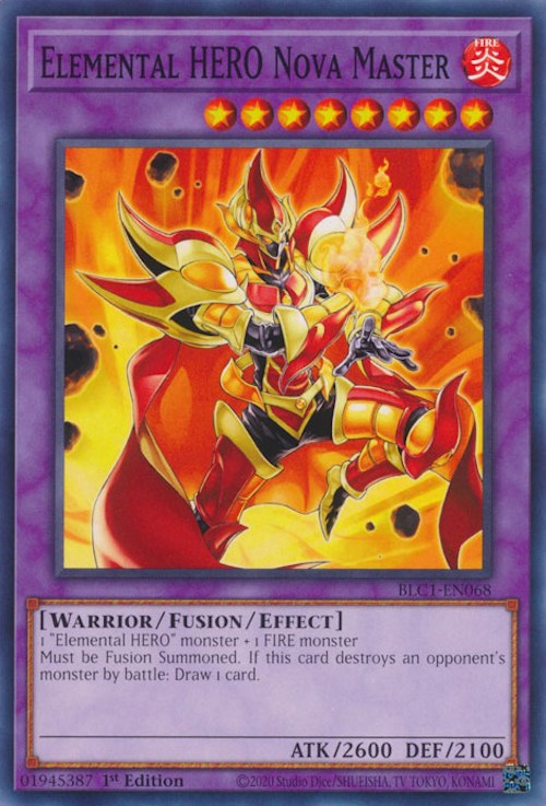 Elemental HERO Nova Master [BLC1-EN068] Common | Fandemonia Ltd