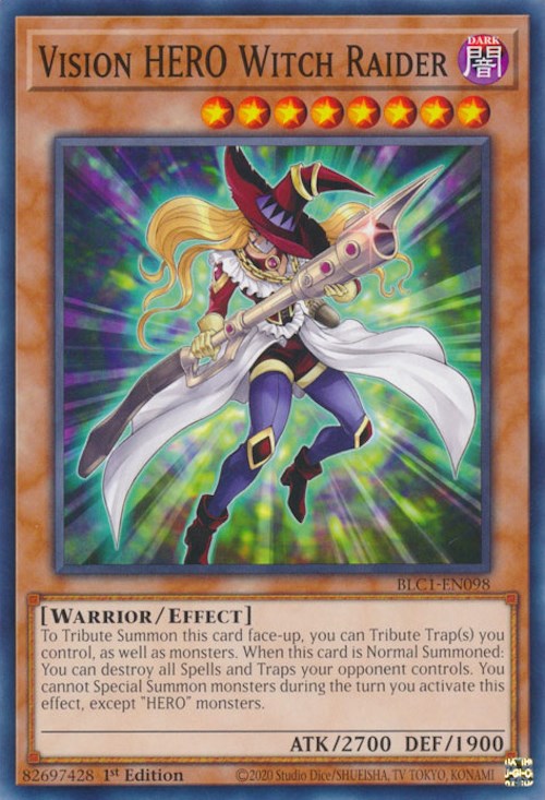 Vision HERO Witch Raider [BLC1-EN098] Common | Fandemonia Ltd