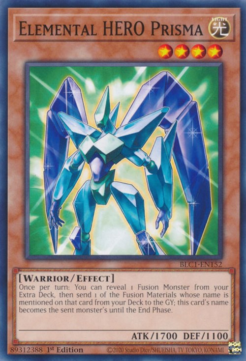 Elemental HERO Prisma [BLC1-EN152] Common | Fandemonia Ltd