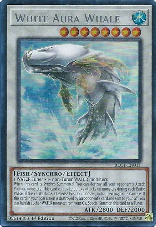 White Aura Whale (Silver) [BLC1-EN011] Ultra Rare | Fandemonia Ltd