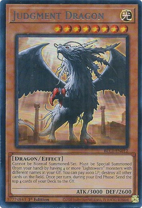 Judgment Dragon (Silver) [BLC1-EN012] Ultra Rare | Fandemonia Ltd