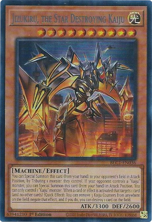 Jizukiru, the Star Destroying Kaiju (Silver) [BLC1-EN036] Ultra Rare | Fandemonia Ltd