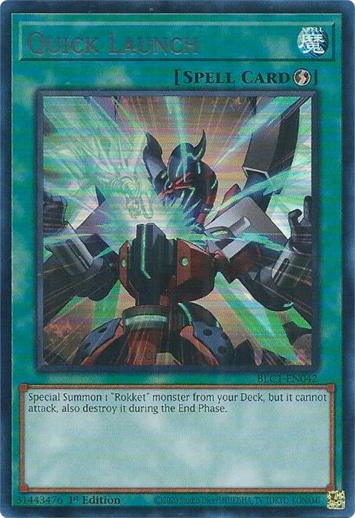 Quick Launch (Silver) [BLC1-EN042] Ultra Rare | Fandemonia Ltd