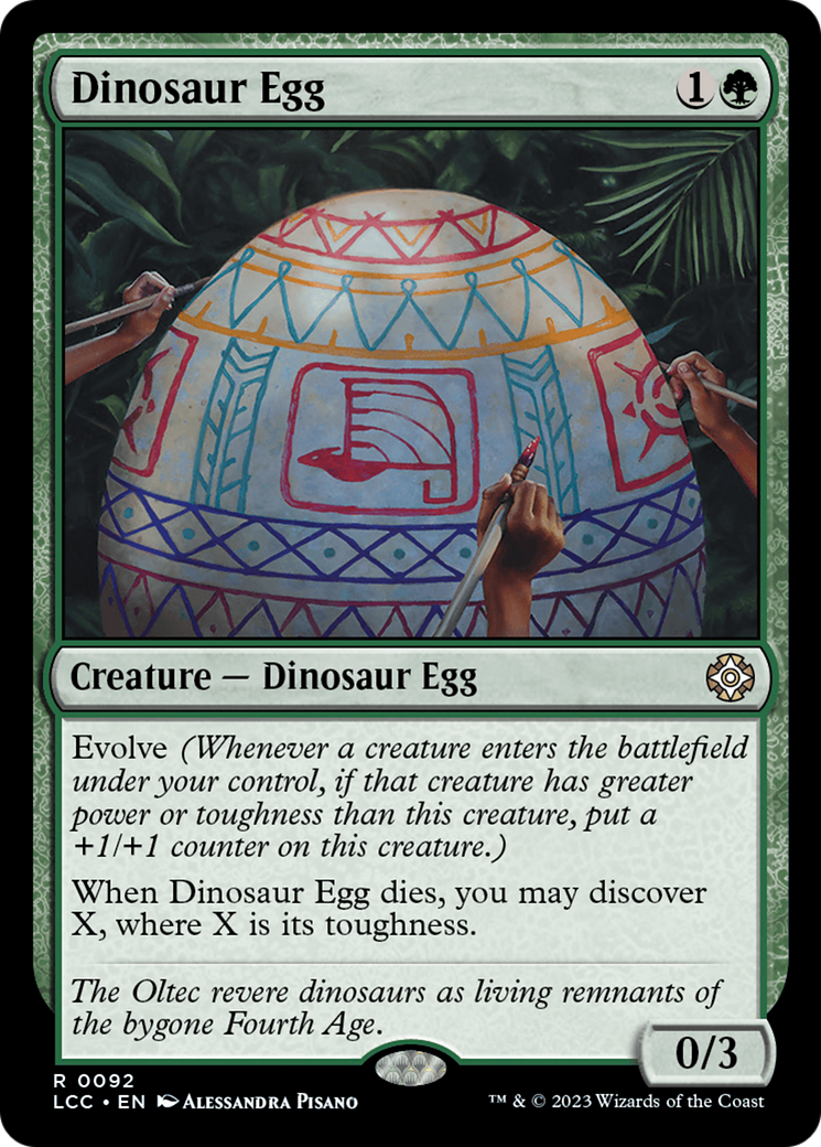 Dinosaur Egg [The Lost Caverns of Ixalan Commander] | Fandemonia Ltd