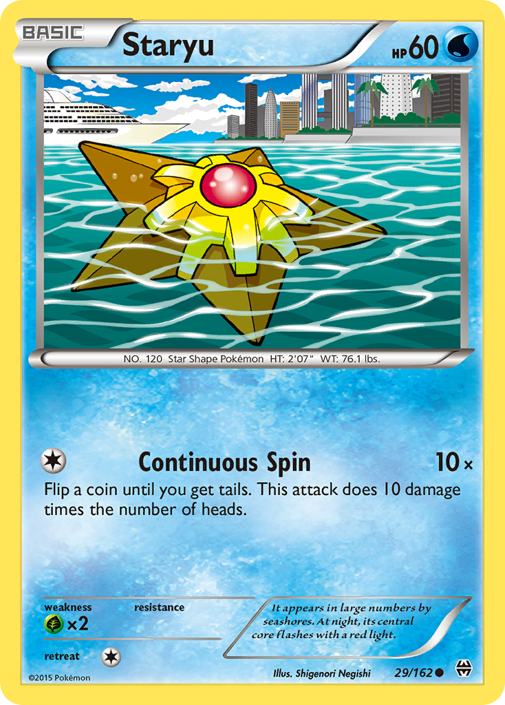 Staryu (29/162) [XY: BREAKthrough] | Fandemonia Ltd