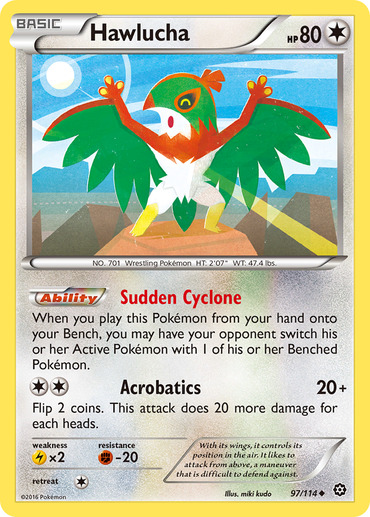 Hawlucha (97/114) [XY: Steam Siege] | Fandemonia Ltd