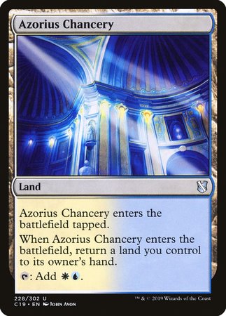 Azorius Chancery [Commander 2019] | Fandemonia Ltd