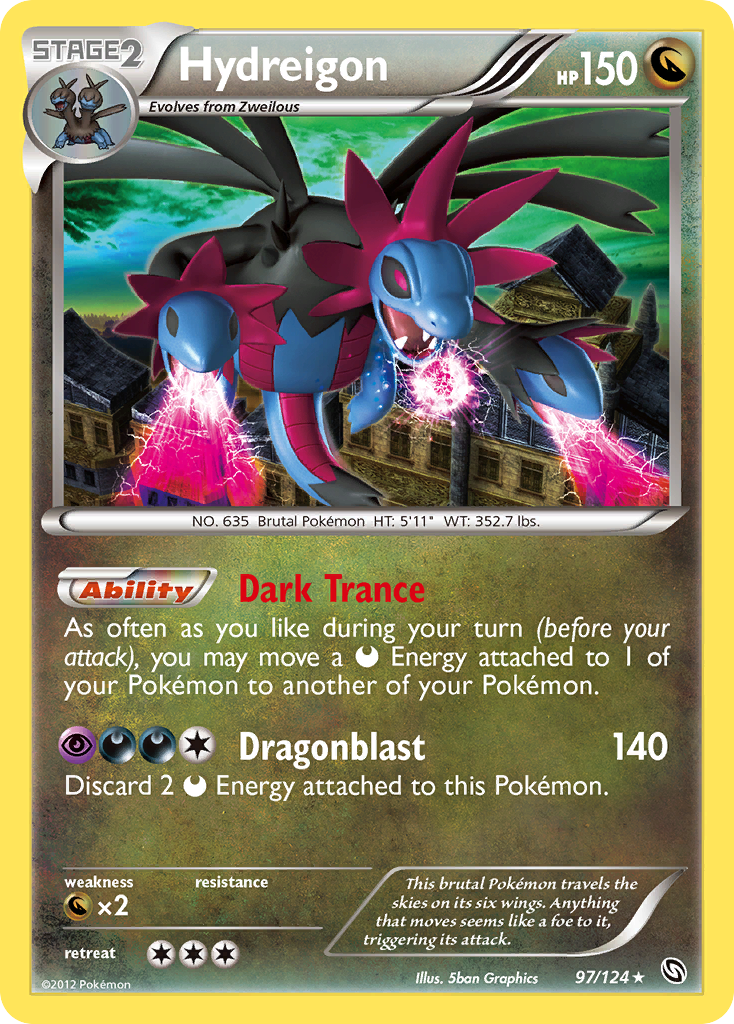 Hydreigon (97/124) [Black & White: Dragons Exalted] | Fandemonia Ltd