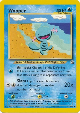 Wooper (82/111) [Neo Genesis Unlimited] | Fandemonia Ltd