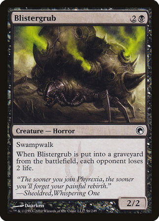 Blistergrub [Scars of Mirrodin] | Fandemonia Ltd