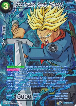 SS2 Trunks, Heroic Prospect (P-219) [Collector's Selection Vol. 2] | Fandemonia Ltd