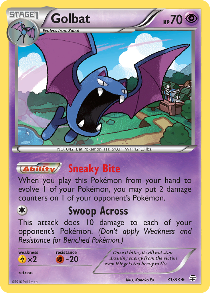 Golbat (31/83) [XY: Generations] | Fandemonia Ltd