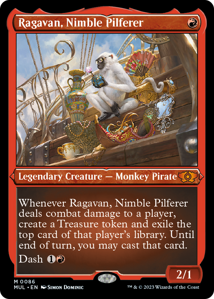 Ragavan, Nimble Pilferer (Foil Etched) [Multiverse Legends] | Fandemonia Ltd