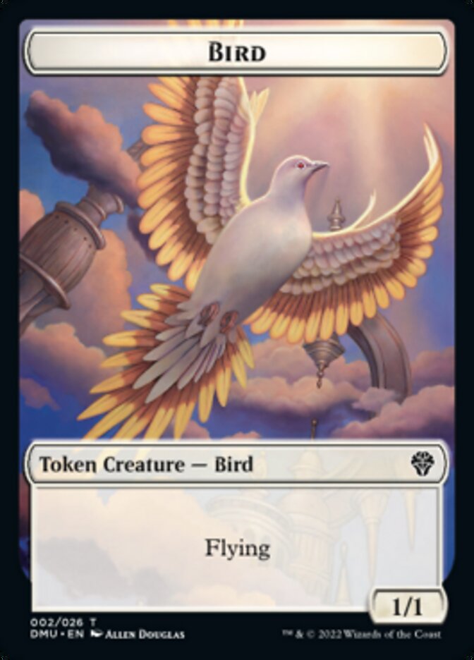 Bird (002) // Beast Double-sided Token [Dominaria United Tokens] | Fandemonia Ltd