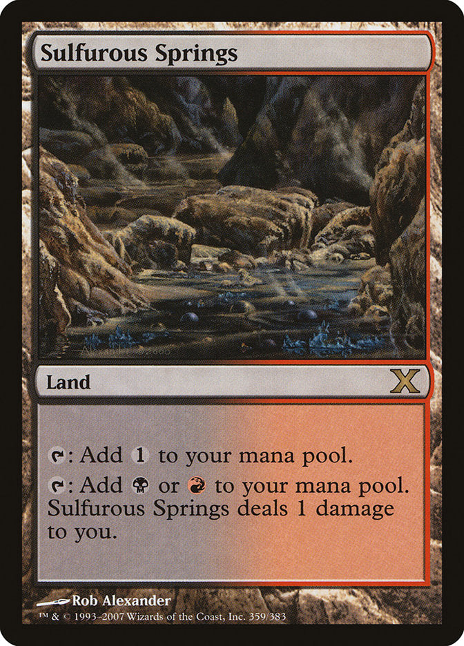 Sulfurous Springs [Tenth Edition] | Fandemonia Ltd