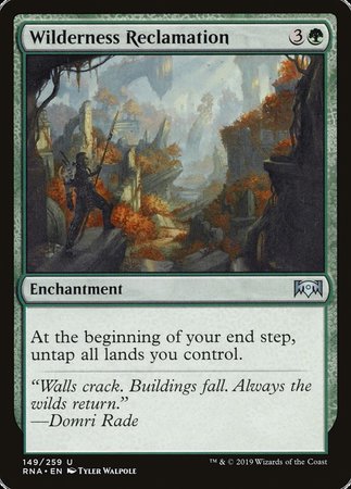 Wilderness Reclamation [Ravnica Allegiance] | Fandemonia Ltd