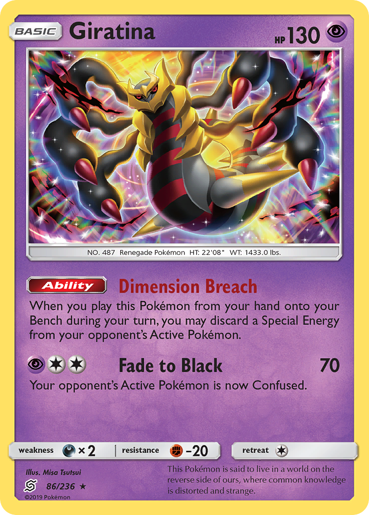 Giratina (86/236) [Sun & Moon: Unified Minds] | Fandemonia Ltd