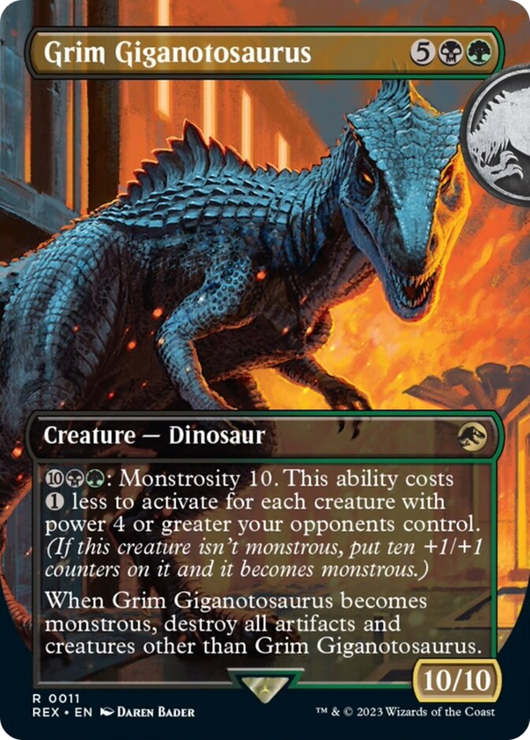 Grim Giganotosaurus (Borderless) [Jurassic World Collection] | Fandemonia Ltd