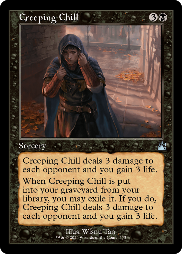 Creeping Chill (Retro Frame) [Ravnica Remastered] | Fandemonia Ltd