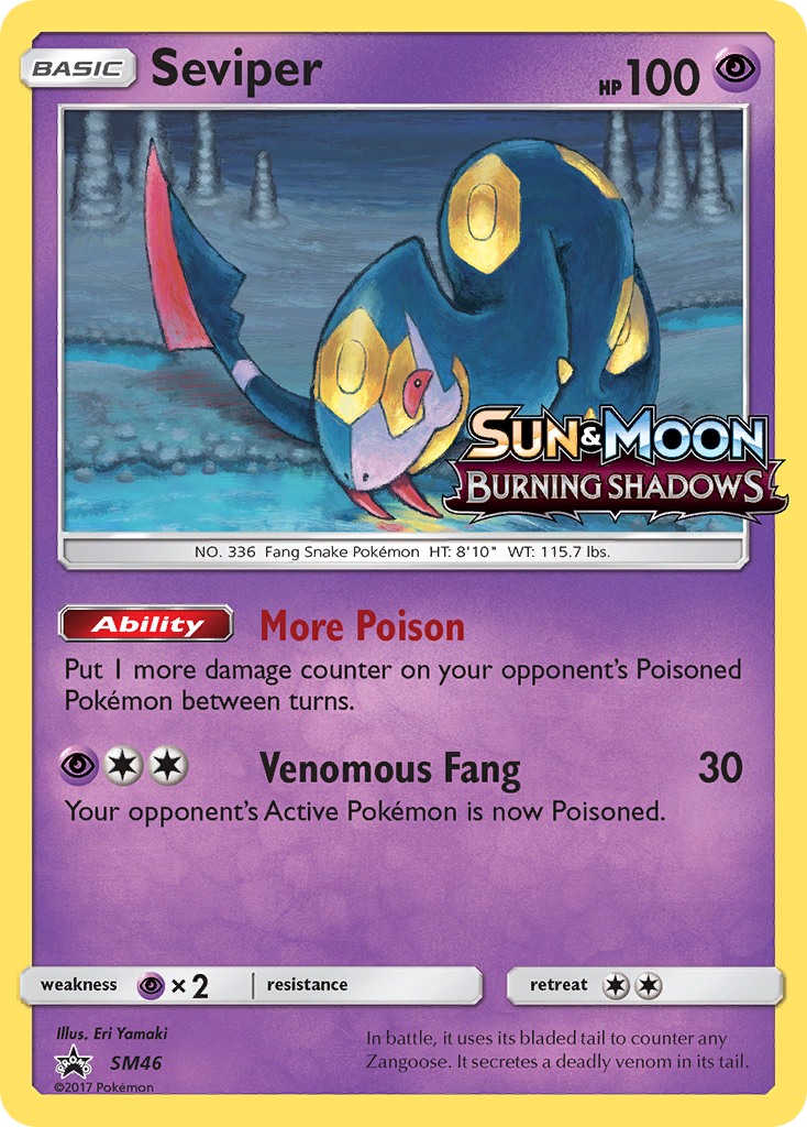 Seviper (SM46) [Sun & Moon: Black Star Promos] | Fandemonia Ltd