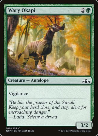 Wary Okapi [Guilds of Ravnica] | Fandemonia Ltd