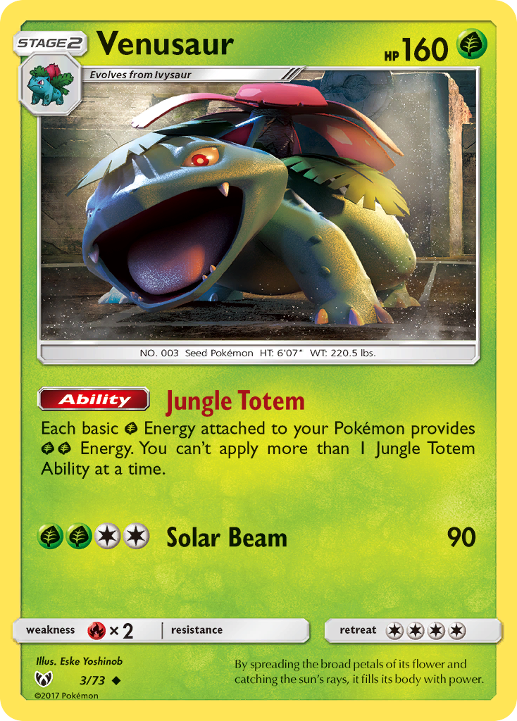 Venusaur (3/73) [Sun & Moon: Shining Legends] | Fandemonia Ltd