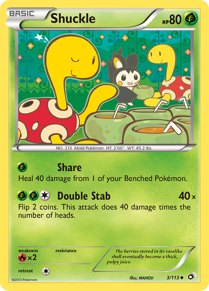 Shuckle (3/113) [Black & White: Legendary Treasures] | Fandemonia Ltd