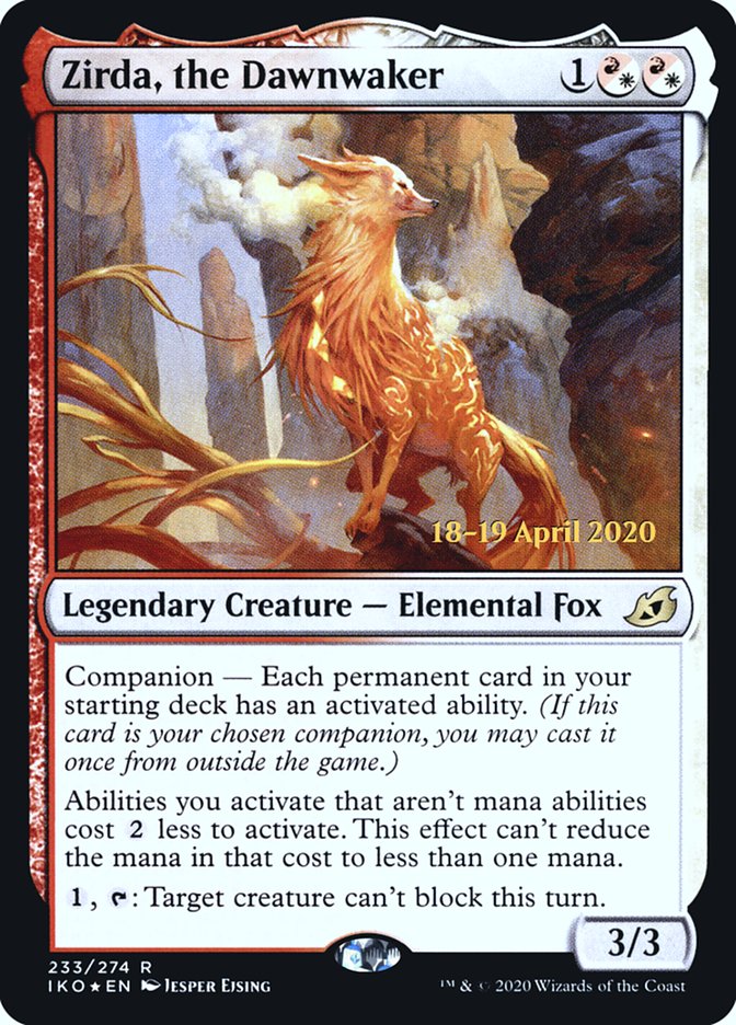 Zirda, the Dawnwaker  [Ikoria: Lair of Behemoths Prerelease Promos] | Fandemonia Ltd